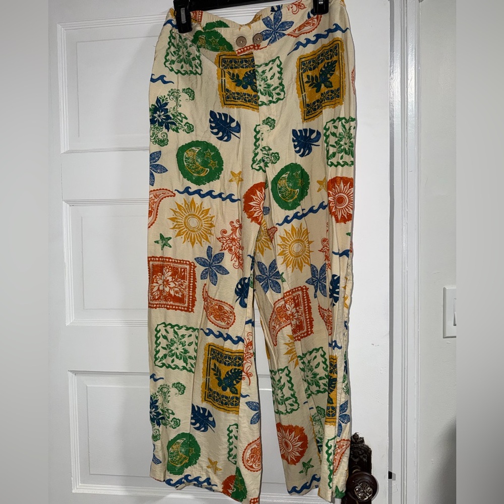 Rachel Zoe Multicolor Patterned Pants